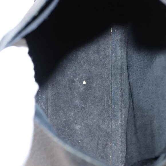 GUCCI Bamboo Shoulder Bag Leather Black Gold 001 2113 1880 Auth 147949 - Picture 10 of 16